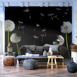Papier peint intissé Fleurs Pissenlits au vent - PD13613-400-309