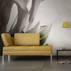 Planete Discount PD13615-400-309, Papier peint non tissé, Vert, Gris, Blanc, Blanc, Vert, Gris, 120 g/m², Fleurs calla violet ...