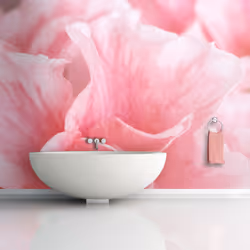 Planete Discount PD13617-350-270, Papier peint non tissé, Rose, Rose, 120 g/m², Fleurs roses de l'azalée, 3500 mm