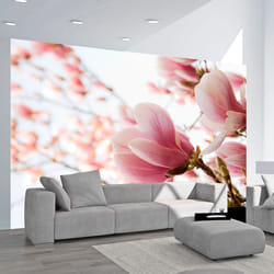 Papier peint intissé Fleurs Magnolia rose - PD13635-400-309