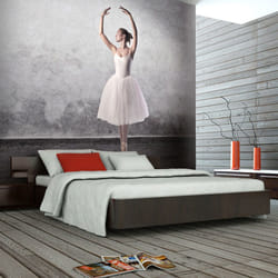 Planete Discount PD14172-350-270 papier-peint Papier peint non tissé Crème, Gris, Blanc