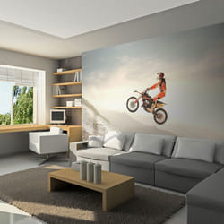 Papier peint intissé Hobby Sport motocycliste - PD14174-400-309