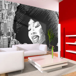 Papier peint intissé Hobby Chanteuse de jazz - PD14176-400-309