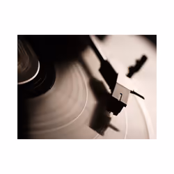 Papier peint intissé Hobby Gramophone et disque vinyle - PD14178-400-309