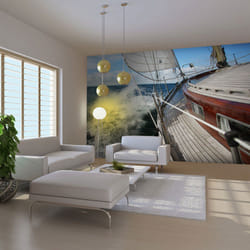 Papier peint intissé Paysages Croisière en bateau dans la mer - Ahoj! - PD14477-400-309