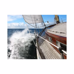Papier peint intissé Paysages Croisière en bateau dans la mer - Ahoj! - PD14477-400-309