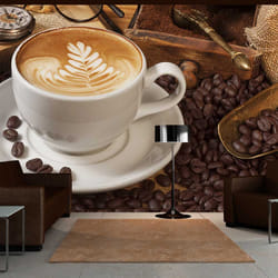 Papier peint intissé Motifs de cuisine Peut-être le café? - PD14219-400-309