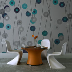 Planete Discount PD14007-250-193 papier-peint Papier peint non tissé Noir, Bleu, Gris, Turquoise, Blanc