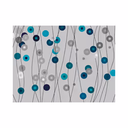 Planete Discount PD14007-250-193 papier-peint Papier peint non tissé Noir, Bleu, Gris, Turquoise, Blanc