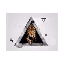 Papier peint intissé Animaux Abstraction sauvage - PD13290-400-309