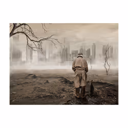 Papier peint intissé Fantaisie Ghost's city - PD13430-400-309