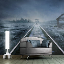 Papier peint intissé Fantaisie Le train fantôme - PD13432-400-309