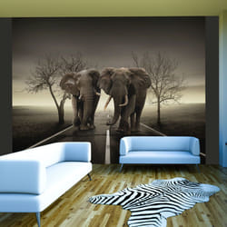 Papier peint intissé Animaux Ville d'éléphants - PD13294-400-309