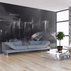 Planete Discount PD14479-400-309, Papier peint non tissé, Gris, Gris, 120 g/m², Mission completed, 4000 mm