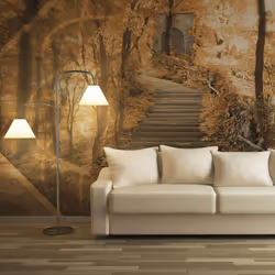 Planete Discount PD13434-400-309, Papier peint non tissé, 120 g/m², Stairs to paradise, 4000 mm, 50 cm, 3090 mm