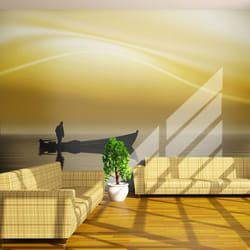 Papier peint intissé Fantaisie Fishing at sunset - PD13436-400-309