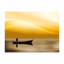Papier peint intissé Fantaisie Fishing at sunset - PD13436-400-309