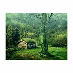 Papier peint intissé Paysages Green seclusion - PD14485-400-309