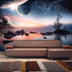 Papier peint intissé Fantaisie Cosmic landscape - PD13439-400-309