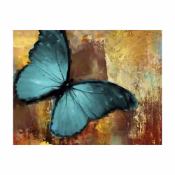 Planete Discount PD13316-350-270 papier-peint Papier peint non tissé Beige, Turquoise