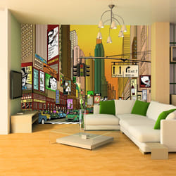 Papier peint intissé Ville et Architecture Ville animée - NY - PD14929-400-309