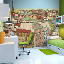 Papier peint intissé Ville et Architecture Bonjour Paris ! - PD14938-400-309