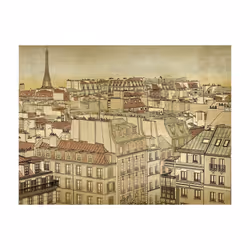 Papier peint intissé Ville et Architecture Good bye Paris! - PD14939-400-309