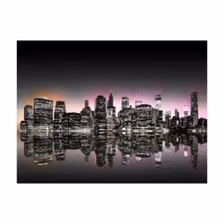 Papier peint intissé Ville et Architecture Colorful glow over NYC - PD14942-400-309