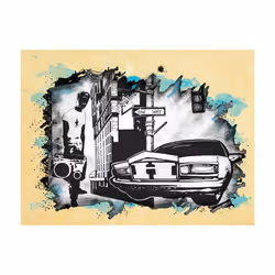 Papier peint intissé Street art Urban atmosphere - PD14704-400-309
