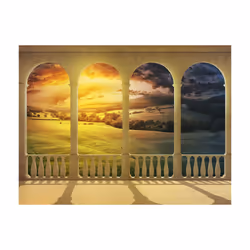 Papier peint intissé Paysages Dream about magical fields - PD14497-400-309