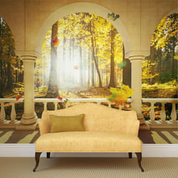 Papier peint intissé Paysages Dream about autumnal forest - PD14498-400-309