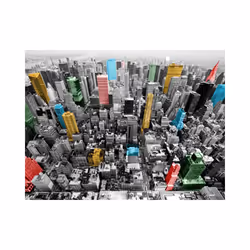 Papier peint intissé Ville et Architecture New York kaléidoscope - PD14961-400-309