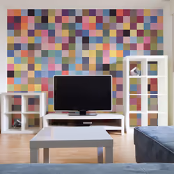 Planete Discount PD14011-400-309, Papier peint non tissé, Multicolore, Colorful, Palette complète de couleurs, 4000 mm, 50 cm
