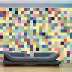 Planete Discount PD14012-400-309, Papier peint non tissé, Multicolore, Colorful, Millions of colors, 4000 mm, 50 cm
