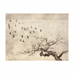 Papier peint intissé Animaux Flock of birds - PD13320-400-309