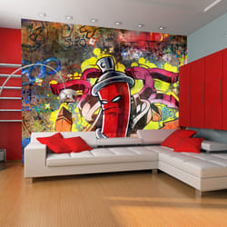 Papier peint intissé Street art Graffiti monster - PD14709-400-309