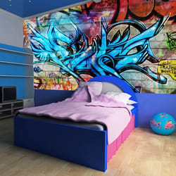 Papier peint intissé Street art Art crime - PD14710-400-309