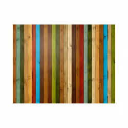Papier peint intissé Fonds et Dessins Wooden rainbow - PD14017-400-309