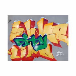 Papier peint intissé Street art Inner city life - PD14711-400-309