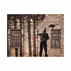 Planete Discount PD14713-300-231 papier-peint Papier peint non tissé Beige, Noir, Gris