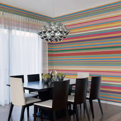 Planete Discount PD14021-400-309, Papier peint non tissé, Multicolore, Colorful, Avalanche de rayures, 4000 mm, 50 cm