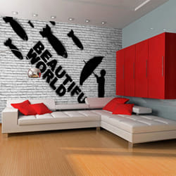 Papier peint intissé Street art Beautiful World - PD14717-400-309