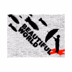 Papier peint intissé Street art Beautiful World - PD14717-400-309
