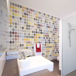 Planete Discount PD14027-400-309, Papier peint non tissé, Multicolore, Colorful, Colored polka dots, 4000 mm, 50 cm