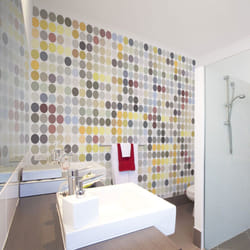 Papier peint intissé Fonds et Dessins Colored polka dots - PD14027-400-309
