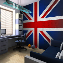 Papier peint intissé Fonds et Dessins Union Jack - PD14029-400-309