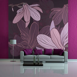 Papier peint intissé Fonds et Dessins Dreamy flowers - PD14033-400-309