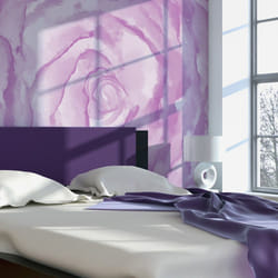 Papier peint intissé Fleurs rose (rose) - PD13654-400-309