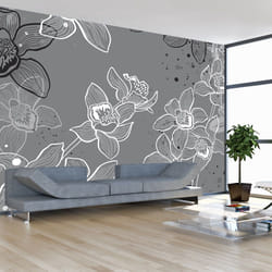 Papier peint intissé Fonds et Dessins Winter flora - PD14037-400-309