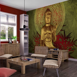 Papier peint intissé Orient Le Bouddha d'or - PD14274-400-309